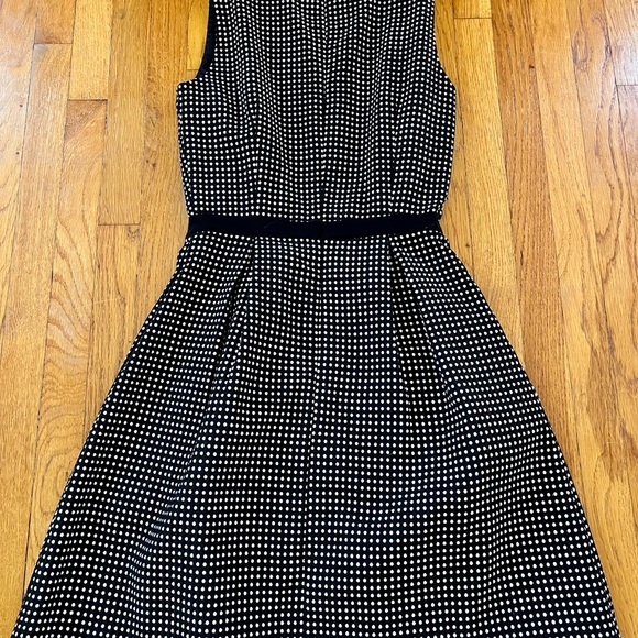 Erin Fetherston Size 4 Polka Dot Black and White Fit Flare Dress Sleeveless - Picture 12 of 16
